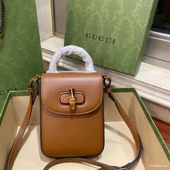 handbag Gucci mini Bamboo 0603